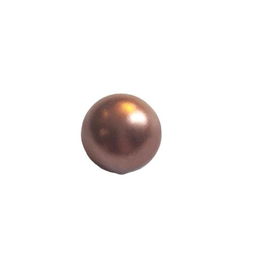 Perleknapp med kanal 10 mm bronse K231824