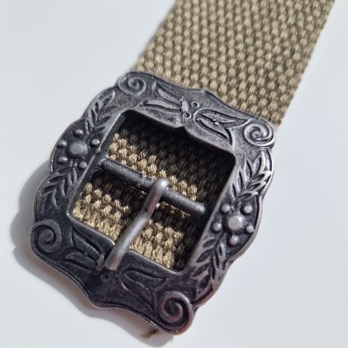 Beltespenne tinn mørk 40 mm