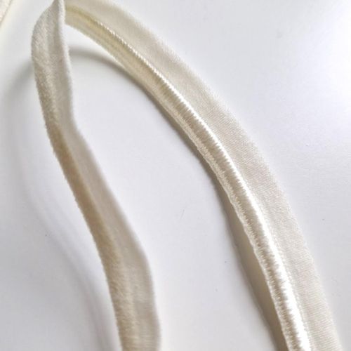 Elastisk bisebånd brudehvit