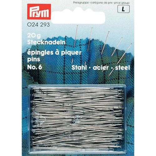 Knappenåler No.6 30mm 20g Stål (ca200stk)