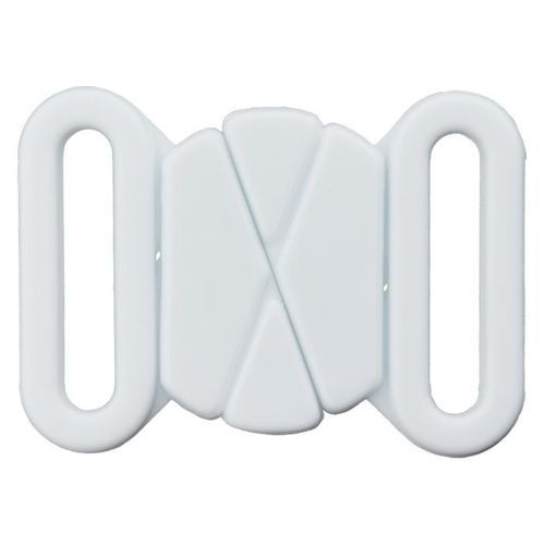 Bikinilukning 12 mm hvit