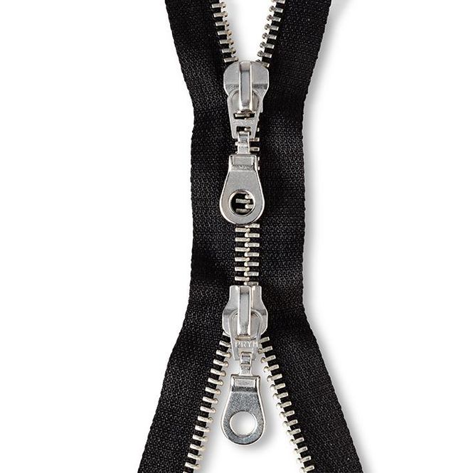 Hovedbilde Prym Glidelås Metall M4 2-veis  70 cm  Sort
