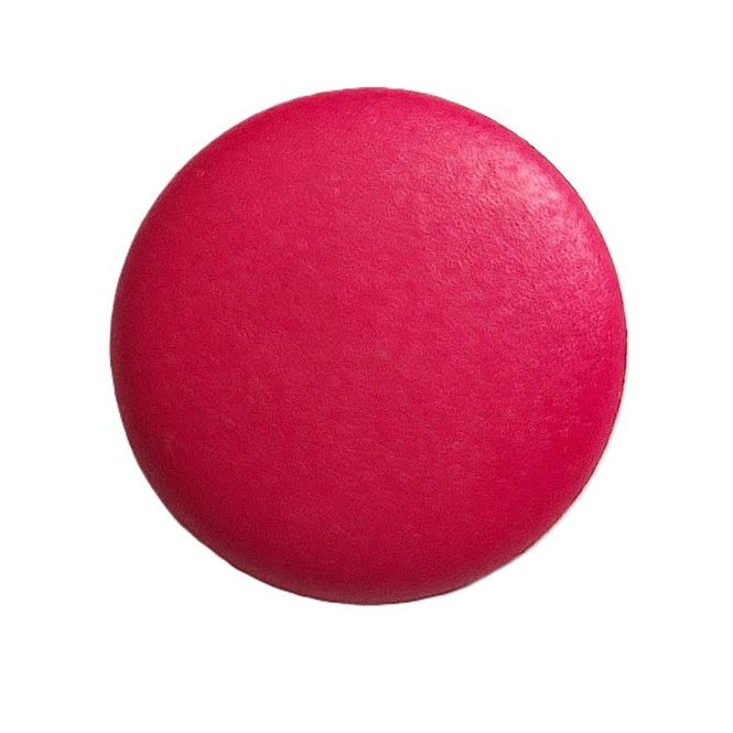 Hovedbilde Polyesterknapp øyeknapp mørk rosa matt 15 mm
