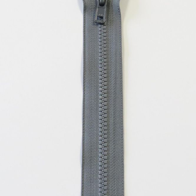Hovedbilde YKK Glidelås 6 mm VISLON delbar plast grå 75 cm
