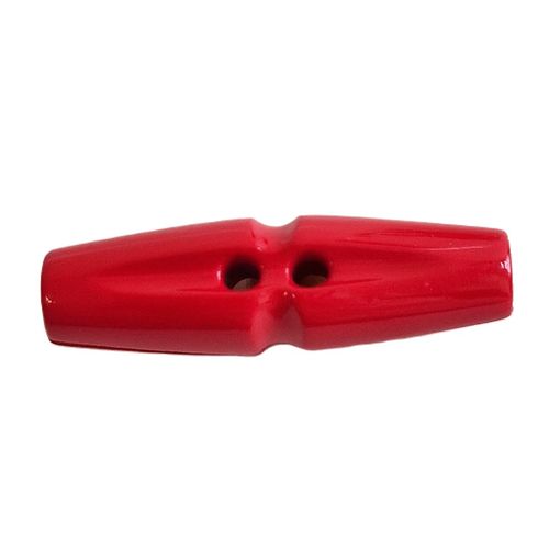 Duffelknapp 30 mm plast rød