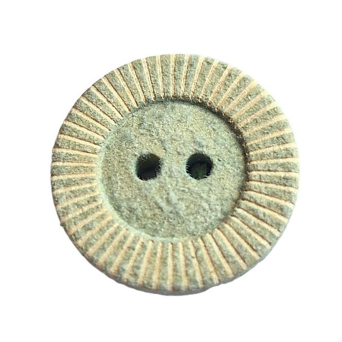 Hovedbilde Knapp 2 hulls eco velvet Lys mint grønn 15 mm