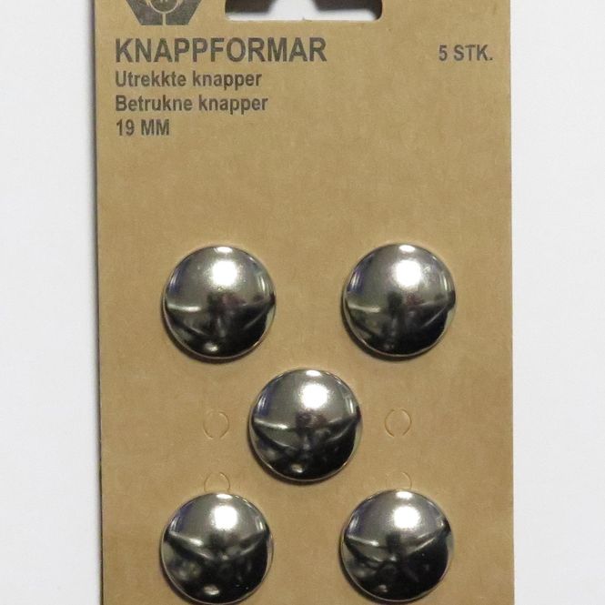 Hovedbilde Overtrekksknapper 19 mm