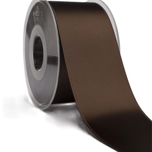 Satin silkebånd 16 mm 0035 brun