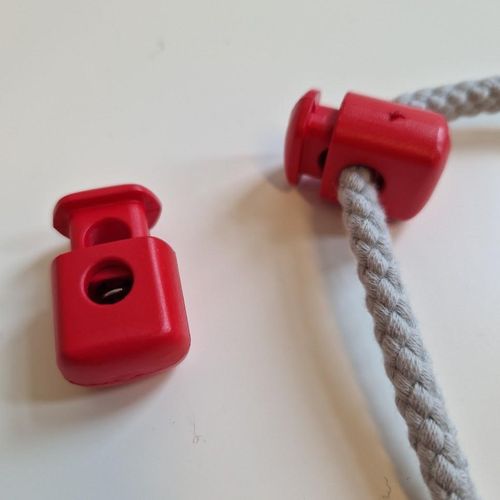 Stor snorstopper 38 mm rød