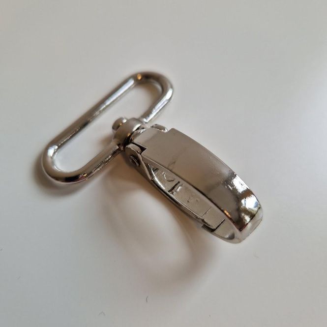 Hovedbilde Karabinkrok sølv metall 40 mm