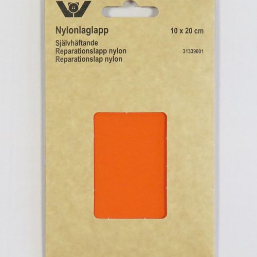 Selvklebende reparasjonslapp 10x20 cm oransje