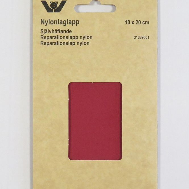 Hovedbilde Selvklebende reparasjonslapp 10x20 cm vinrød ...